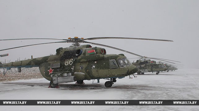 Беларусь атрымала з Расіі шэсць мадэрнізаваных верталётаў Мі-8