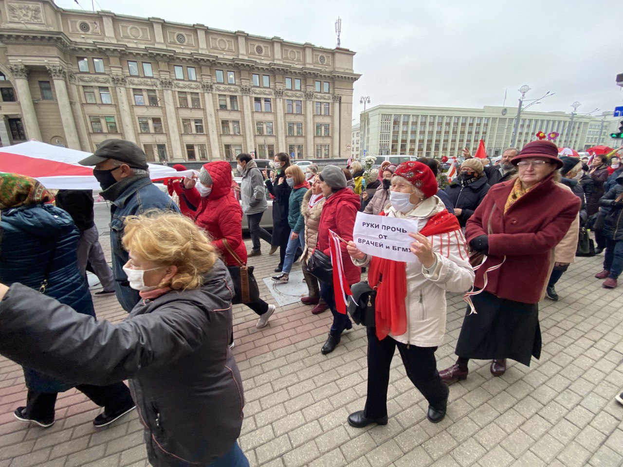 У Мінску прайшоў Марш пенсіянераў (фота, відэа)