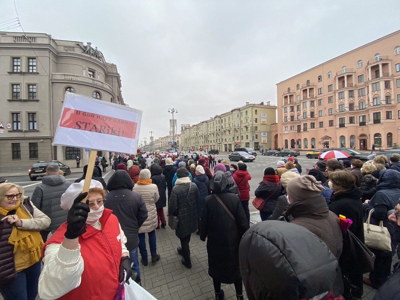 У Мінску прайшоў Марш пенсіянераў (фота, відэа)