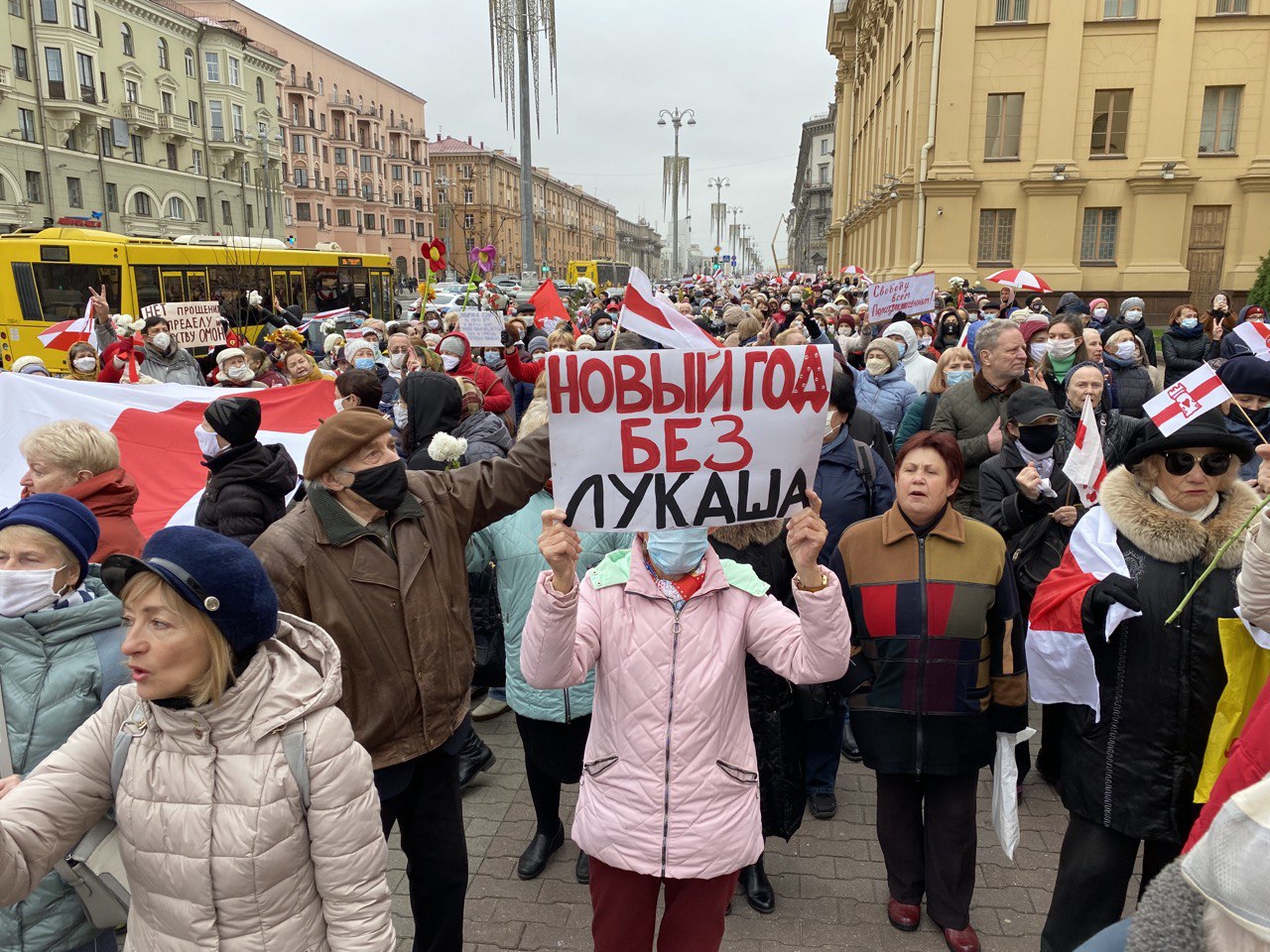 У Мінску прайшоў Марш пенсіянераў (фота, відэа)