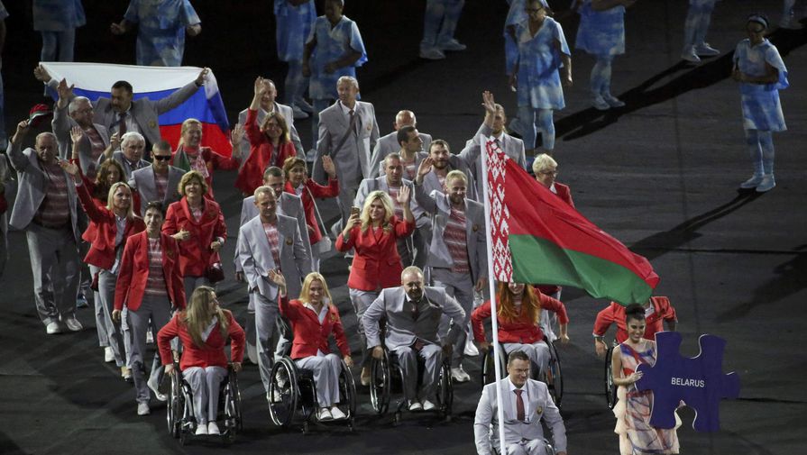 Шэпель патлумачыў, чаму беларускія паралімпійцы неслі расійскі сцяг