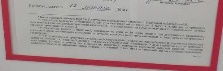 Куды падзеліся 620 бюлетэняў? Відавочныя памылкі ў выбарчых пратаколах