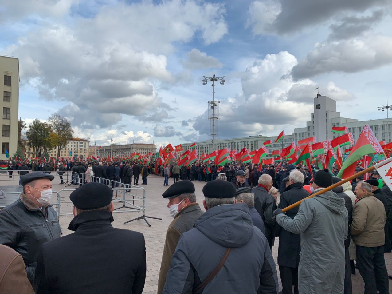 На праўладную акцыю ў Мінску прыйшоў палкоўнік Паўлічэнка