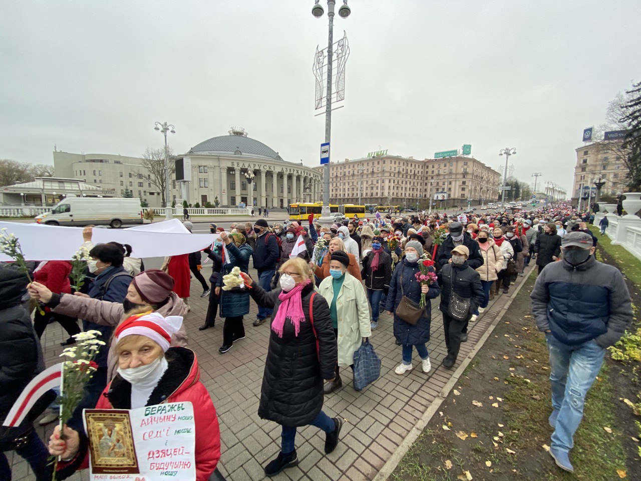 У Мінску прайшоў Марш пенсіянераў (фота, відэа)