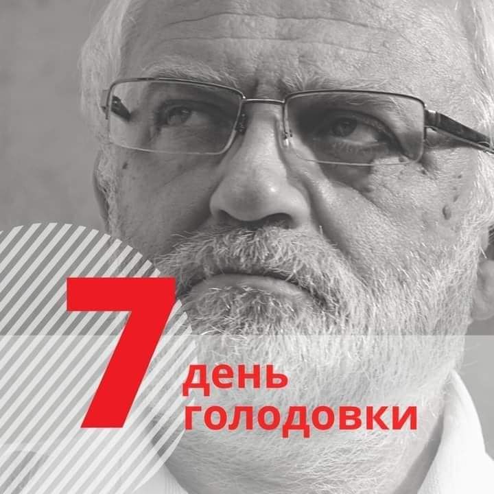 Філосаф Уладзімір Мацкевіч сёмы дзень трымае галадоўку за кратамі