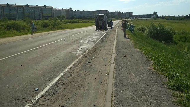 Матацыкліст без шлема і правоў разбіўся ў Глыбоцкім раёне (фота)