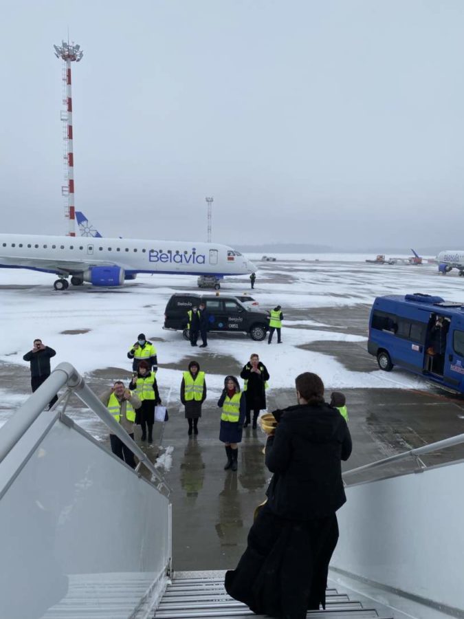 Мітрапаліт Веніямін пасвянціў самалёты "Белавія"