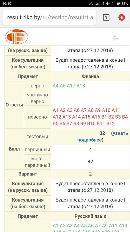 Новая сістэма ЦТ у дзеянні: Абітурыент набраў 32 балы за 4 правільныя адказы