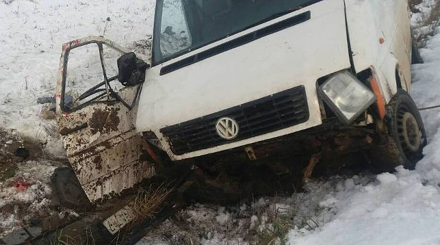 Пад Дзяржынскам у ДТЗ загінуў пасажыр мікрааўтобуса