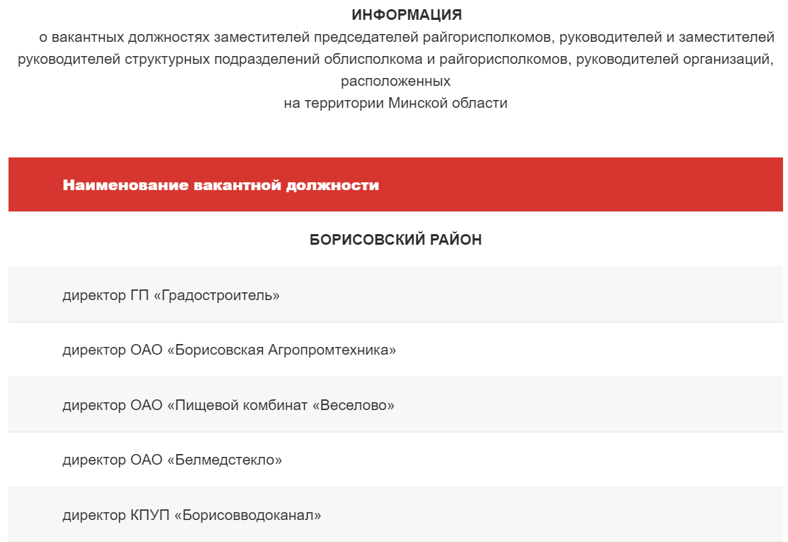 В Беларуси нехватка госуправленцев: виной тому соцнагрузка и плановые показатели