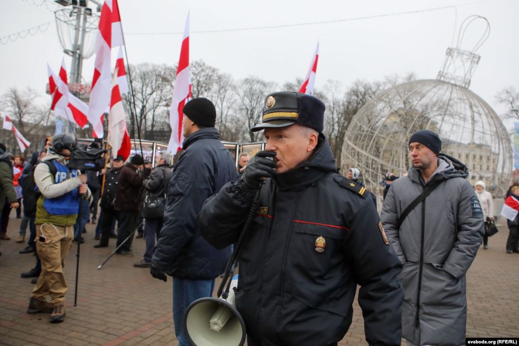 У Мінску прайшла чарговая акцыя пратэста супраць інтэграцыі з Расіяй