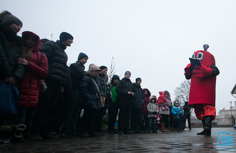 У Гродне "загарэлася" 33-метровая вежа (фота)