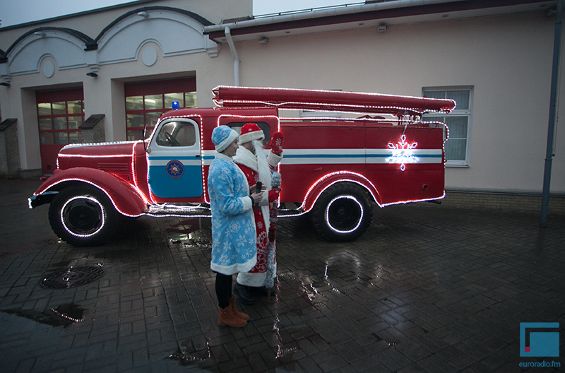 У Гродне "загарэлася" 33-метровая вежа (фота)