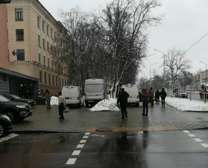 Сапёры правяралі МДЛУ падчас прыезду Наталлі Качанавай