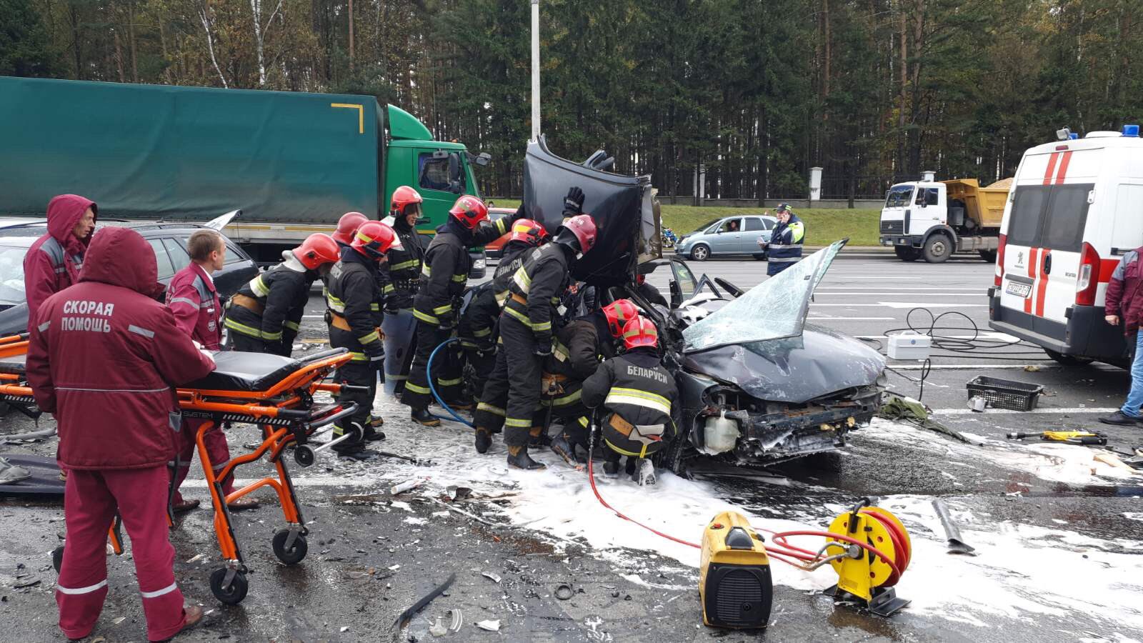 У аварыі на праспекце Незалежнасці ў Мінску загінуў чалавек