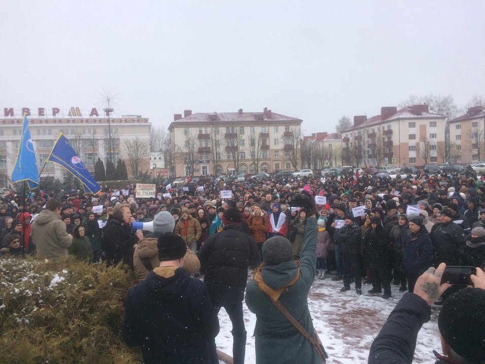 Акцыі пратэсту “недармаедаў” адбыліся ў чатырох гарадах Беларусі