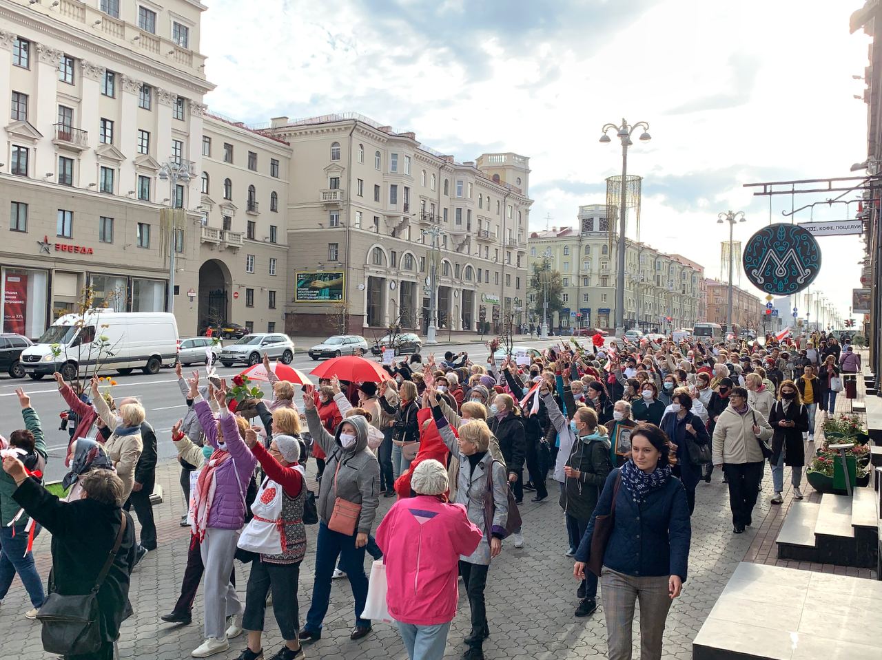 У Мінску прайшоў Марш пенсіянераў