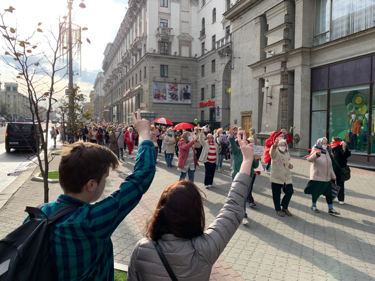 У Мінску прайшоў Марш пенсіянераў