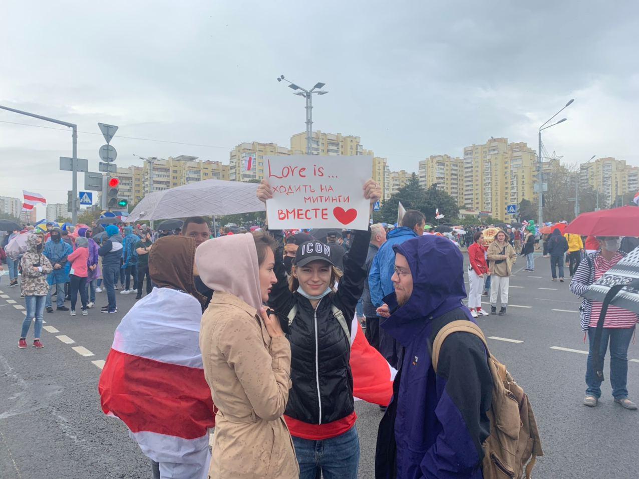 "Света — президент": кто пришёл на марш в 50-й день протеста в Минске