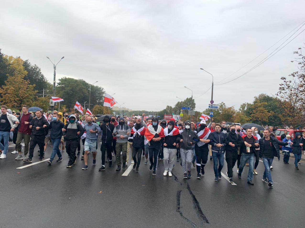 "Света — президент": кто пришёл на марш в 50-й день протеста в Минске