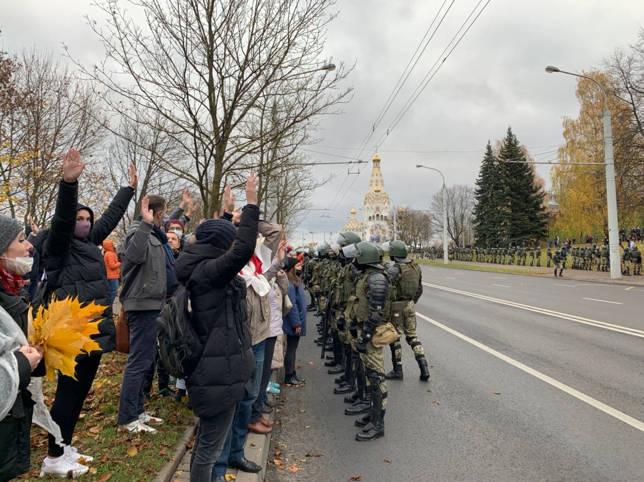 Марш против террора: путь минчан в Куропаты в фото