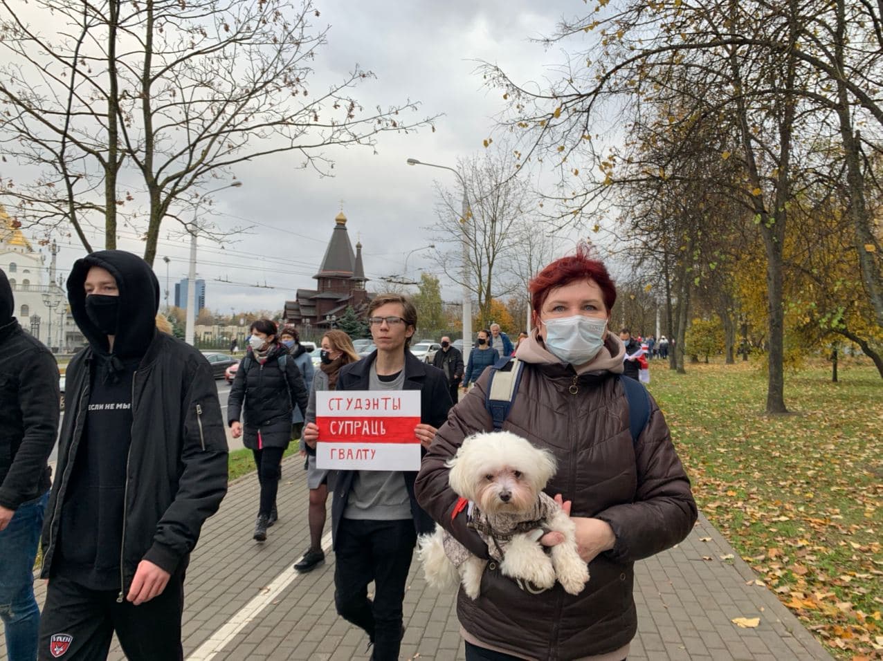 Марш против террора: путь минчан в Куропаты в фото