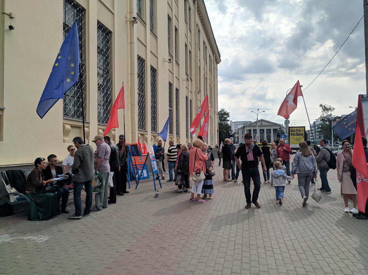 У Беларусі пачаліся пікеты патэнцыйных кандыдатаў у дэпутаты