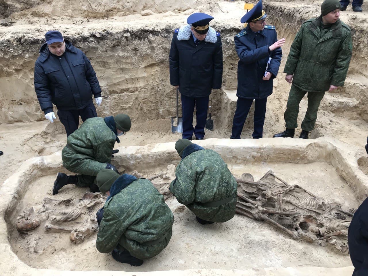 Генпракуратура заяўляе, што знайшла ў Гомельскім раёне "нямецкія Курапаты"