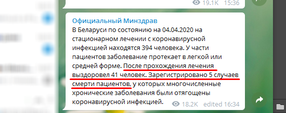 Статистика Минздрава по COVID-19 не сходится по количеству выздоровевших