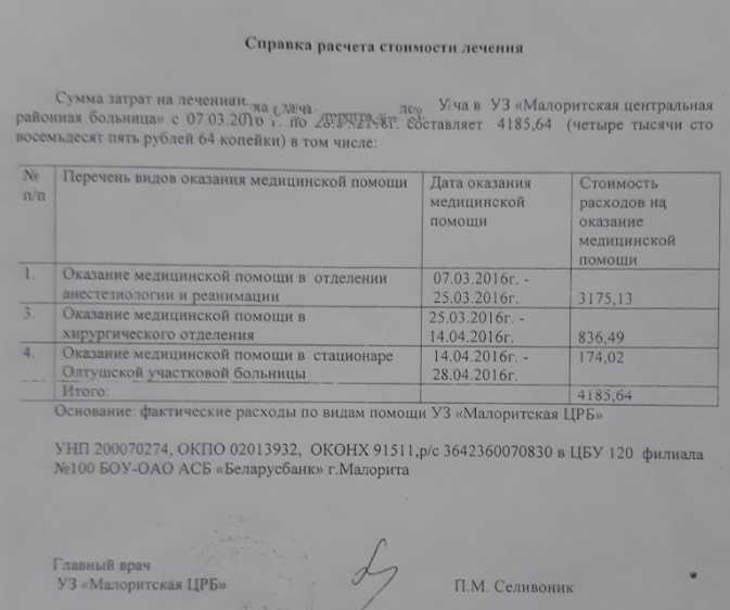 Бомж выскочил под машину и погиб, брестчанке насчитали $6000 за его лечение