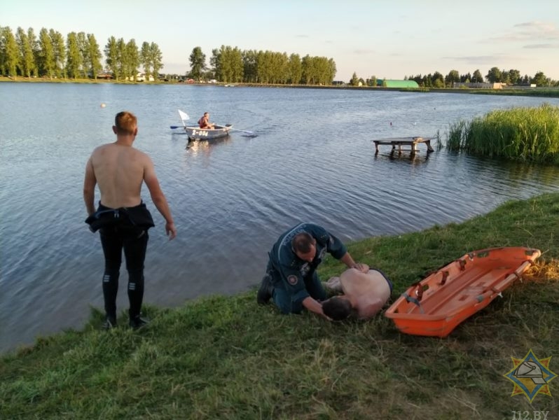 П'яны мужчына ледзь не патануў на возеры ў Віцебску