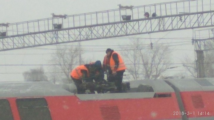 Пад Мінскам 2 гадзіны прастаяў без ацяплення зламаны пасажырскі цягнік у Вільню