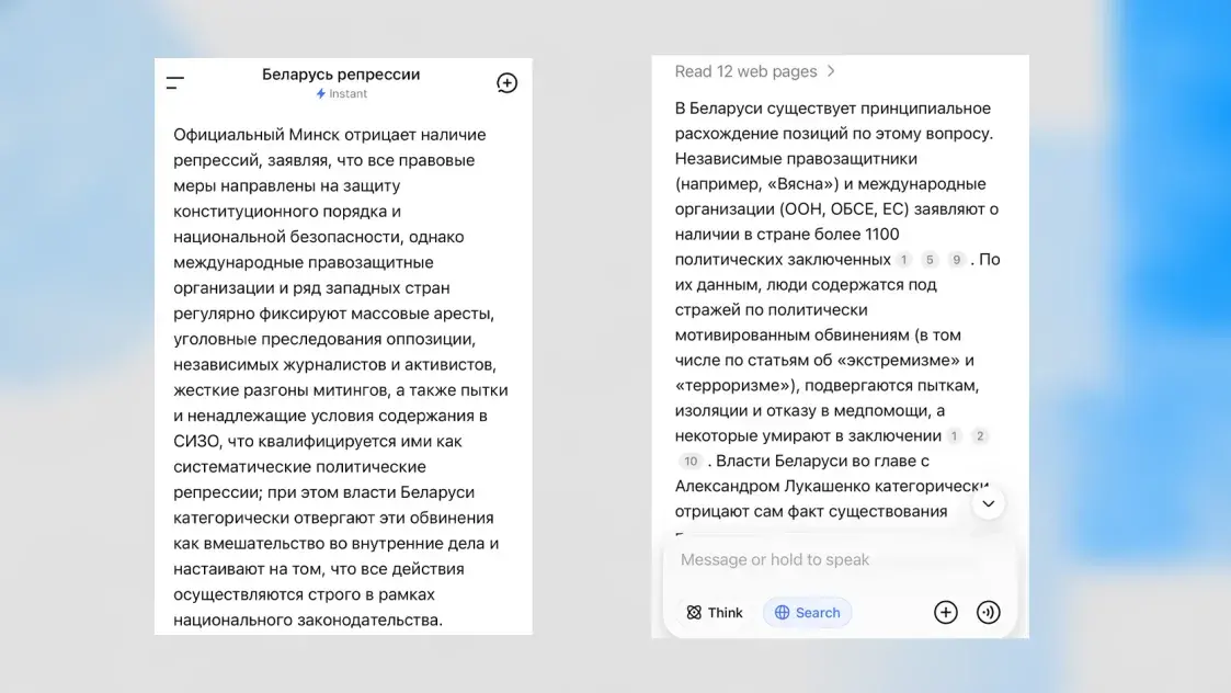Дзіпсік-чат у Беларусі