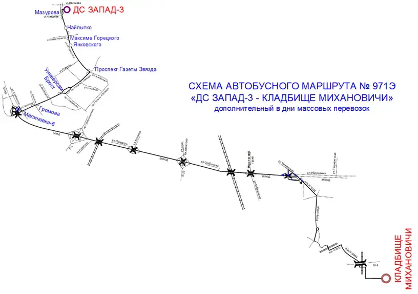 Как в Минске организовано движение транспорта на Радуницу. Подробные схемы
