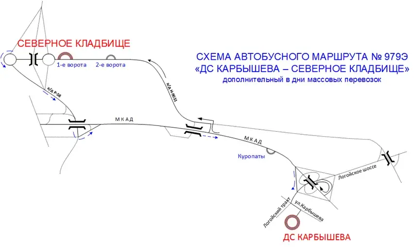 Как в Минске организовано движение транспорта на Радуницу. Подробные схемы