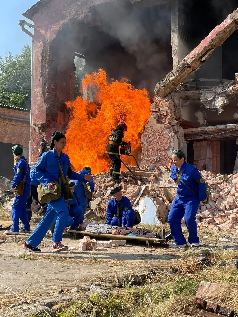 У Віцебску спалілі былы вінзавод