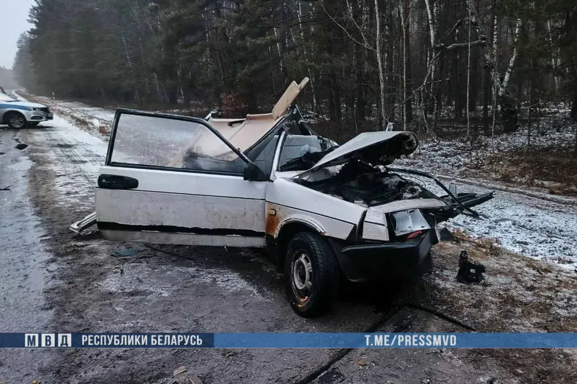 У аварыі на Гомельшчыне загінула 44-гадовая жанчына