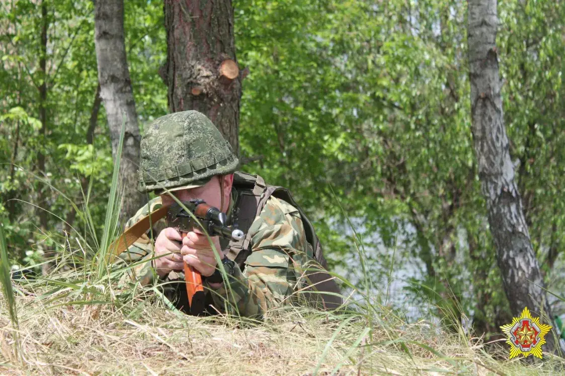 У Гомельскай вобласці ўдзельнікі тэрабароны адпрацоўвалі дэсант