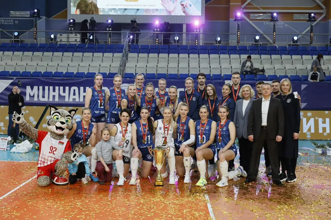 "Мінчанка" выйграла валейбольны Кубак Беларусі