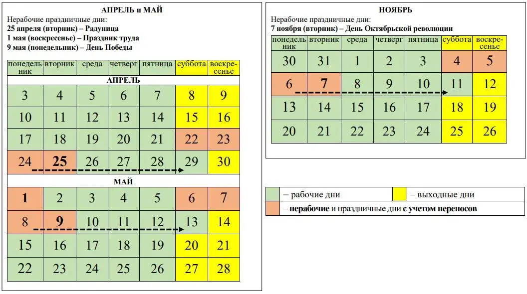 У 2023 годзе ў беларусаў тройчы будзе па 4 дні адпачынку