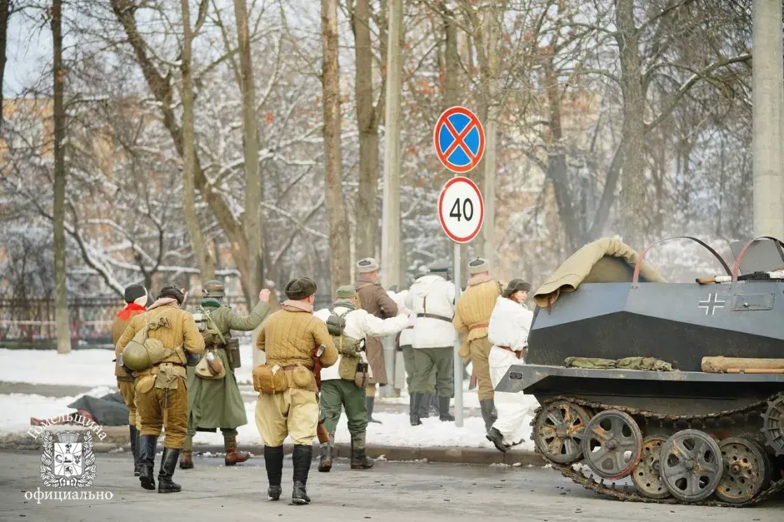 У Гомелі паказалі рэканструкцыю аднаго з баёў 1943 года