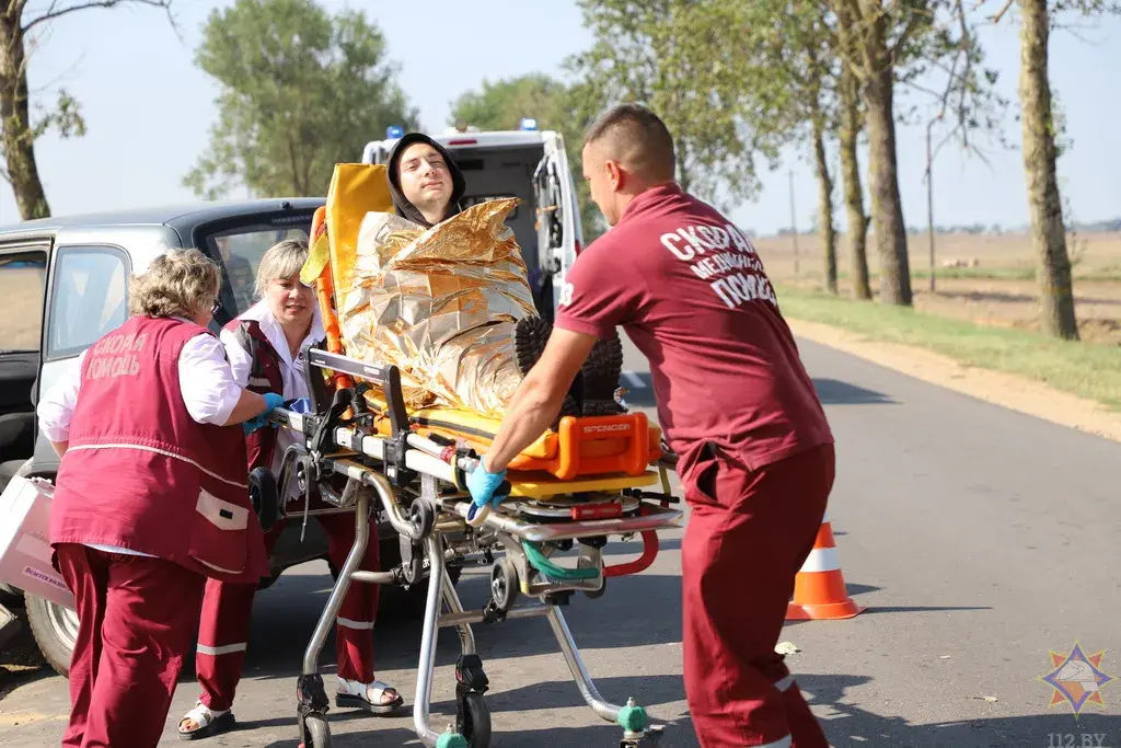 У Нясвіжскім раёне імітавалі пажар, падзенне дрэва на дарогу і выбух