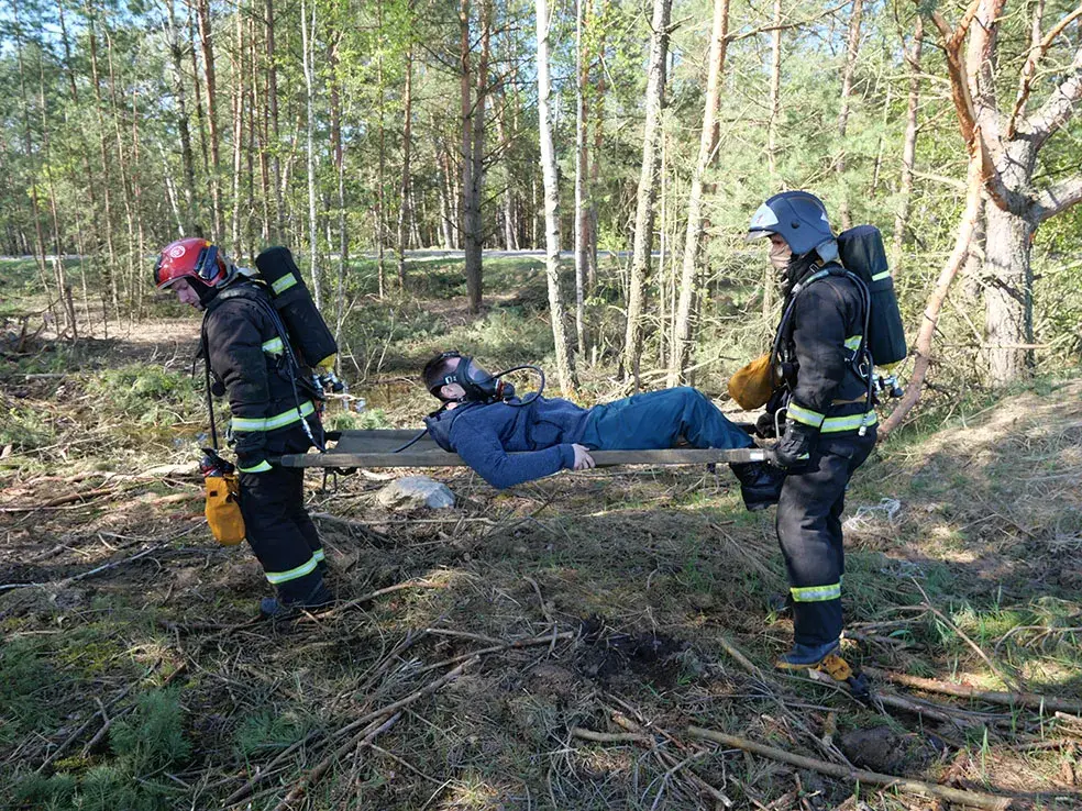 У Калінкавіцкім раёне прайшлі "тактыка-спецыяльныя вучэнні"