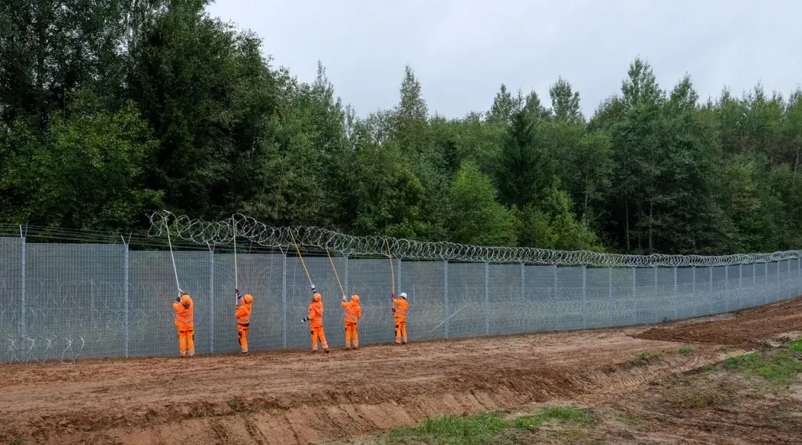 Латвія пачала будаваць плот на мяжы з Беларуссю