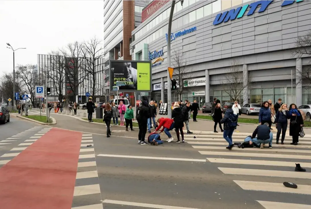 У Шчэціне аўтамабіль наехаў на натоўп людзей, шмат параненых