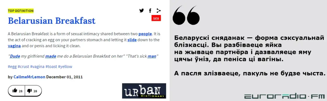 Белорусский завтрак
