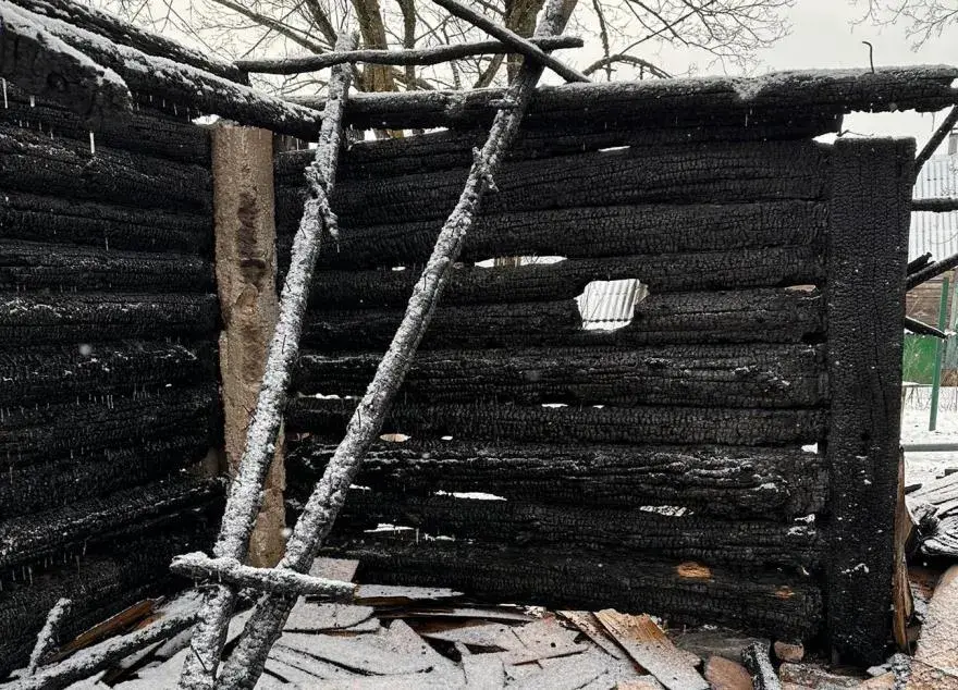 У Валожынскім раёне згарэла майстэрня гусляў