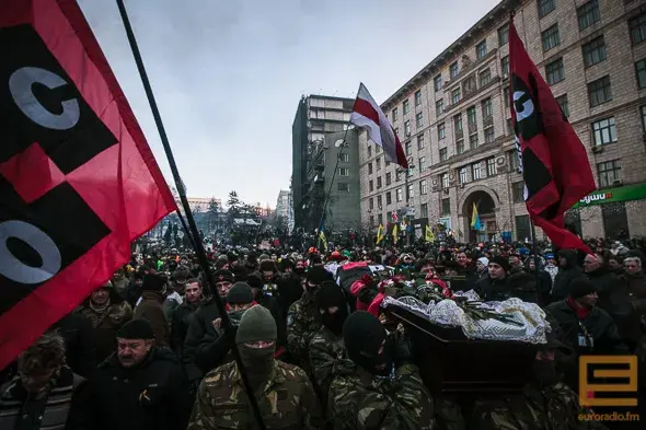 10 гадоў таму падчас рэвалюцыі ў Кіеве загінуў беларус Міхаіл Жызнеўскі