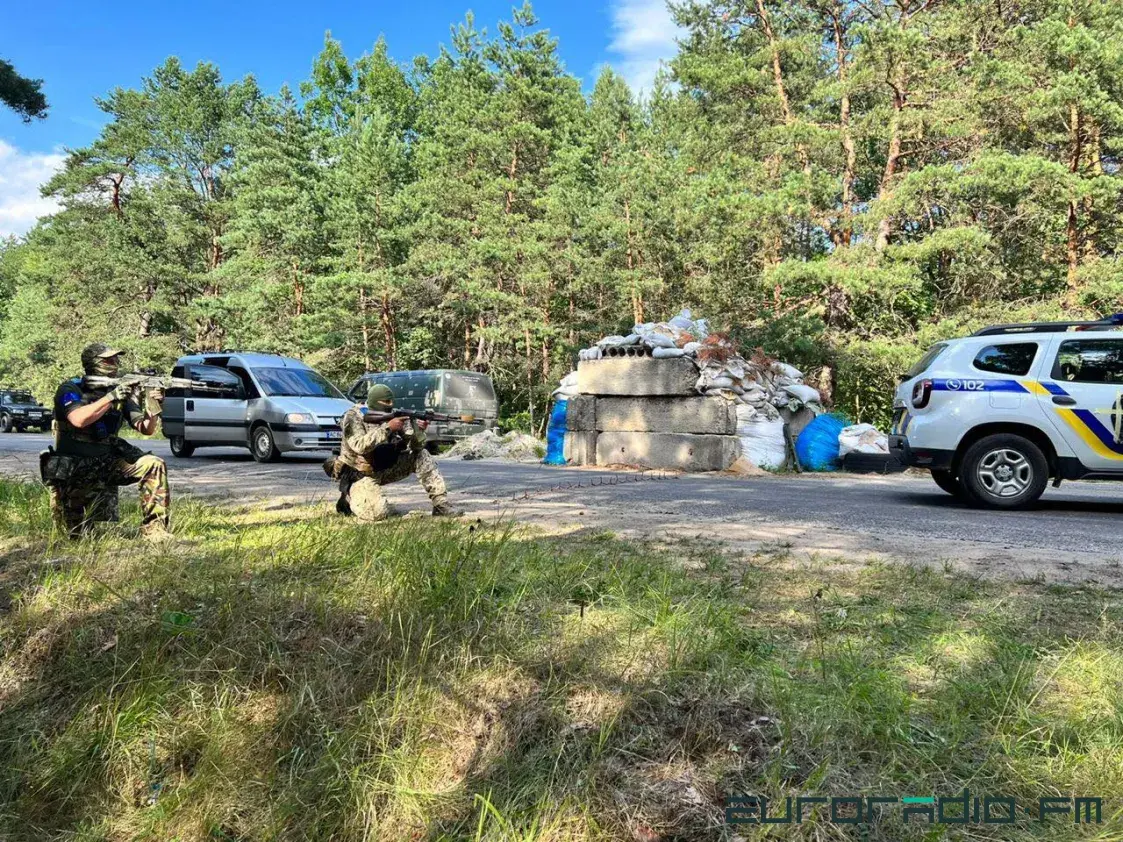 У памежных з Беларуссю абласцях Украіна праводзіць тактыка-спецыяльныя вучэнні