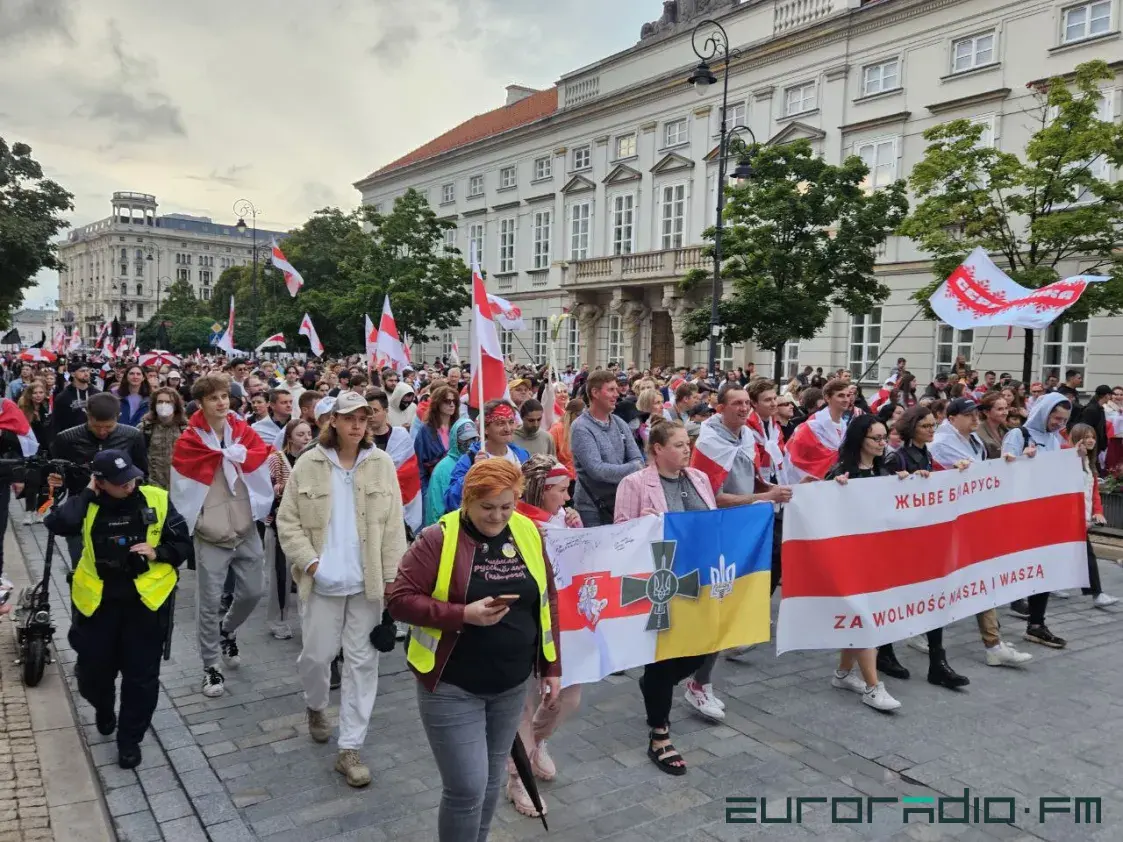 Беларусы Варшавы выйшлі 9 жніўня на акцыю салідарнасці